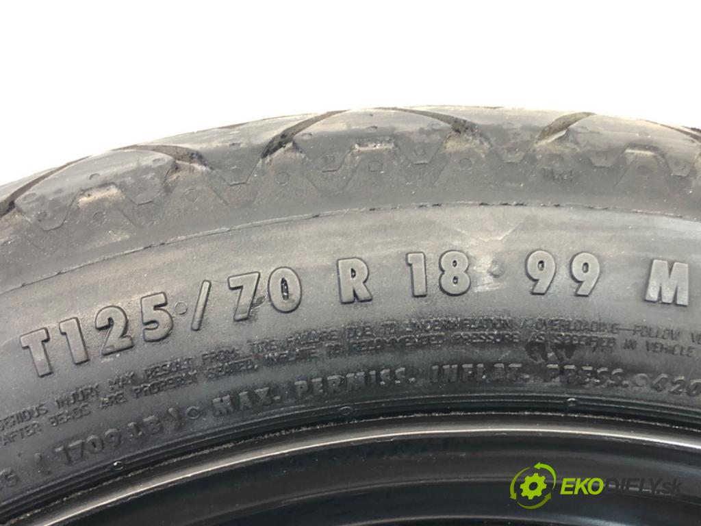 SEAT LEON III liftback 2017 132 kW 1.8 TSI 1798 koleso dojazdové 18 3,5J 5X112 57 ET 25,5 125/70/18