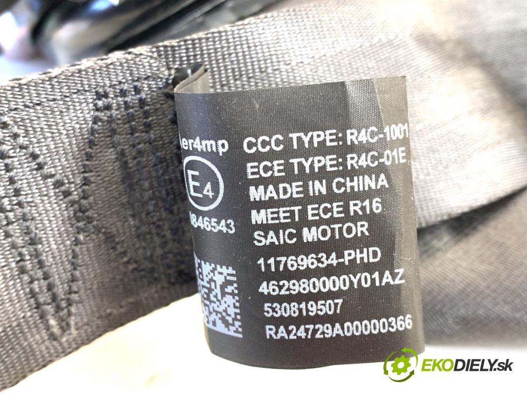 MG (SAIC) HS SUV 2024 124 kW 1.5 20 T 1490 Držiak BEZPEČNOSŤ pravy zad 11769634