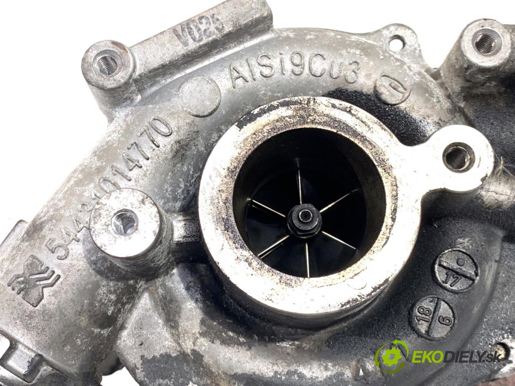 MERCEDES-BENZ CITAN Nadwozie pełne/minivan 2014 81 kW 111 CDI (415.603, 415.605) 1461 Turbodúchadlo,turbo 54389880006 (Turbodúchadlo (kompletné))