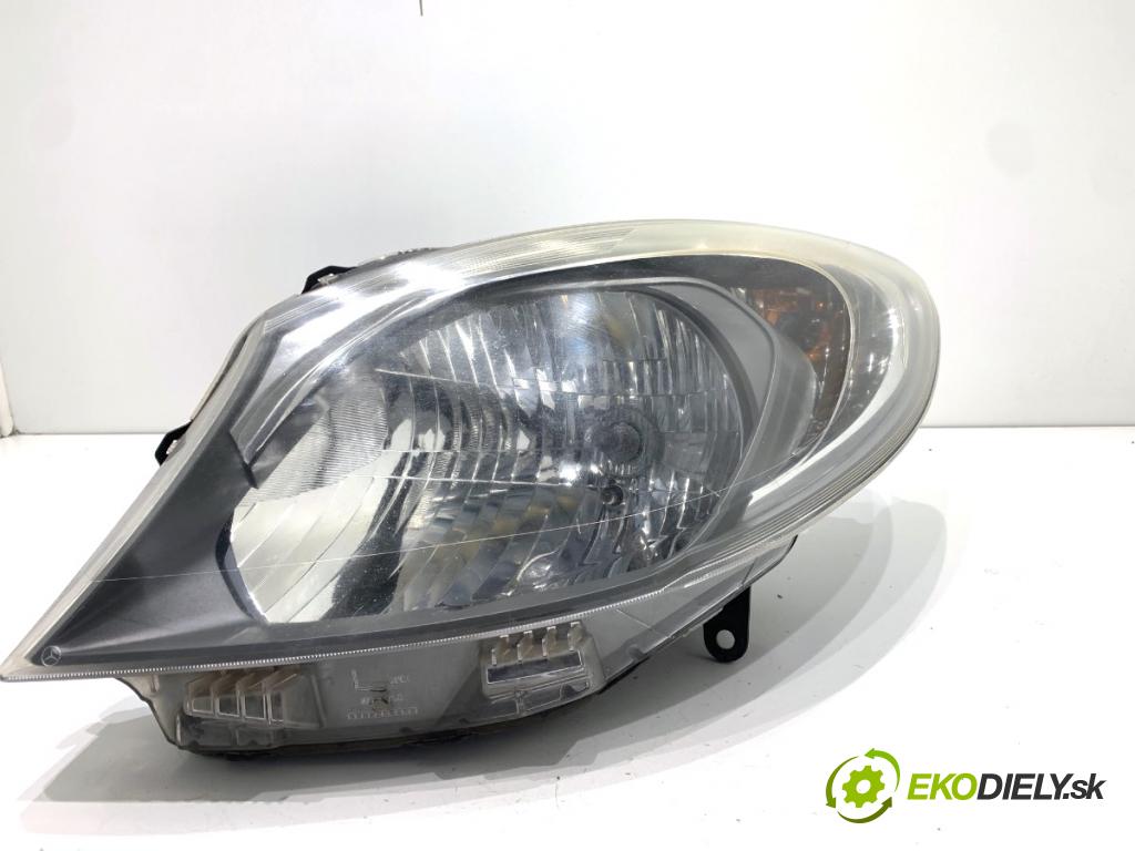 MERCEDES-BENZ CITAN Nadwozie pełne/minivan 2014 81 kW 111 CDI (415.603, 415.605) 1461 světlomet levý přední část A4158201059