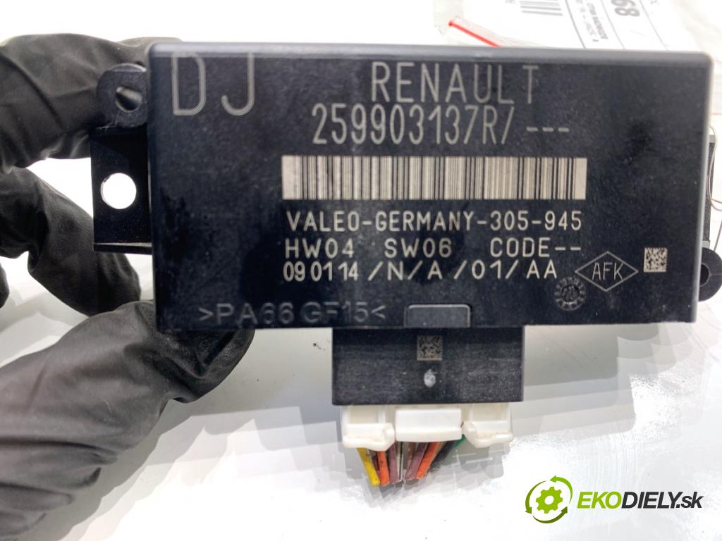 MERCEDES-BENZ CITAN Nadwozie pełne/minivan 2014 81 kW 111 CDI (415.603, 415.605) 1461 Modul PDC 259903137R (Riadiaca jednotka ostatné)