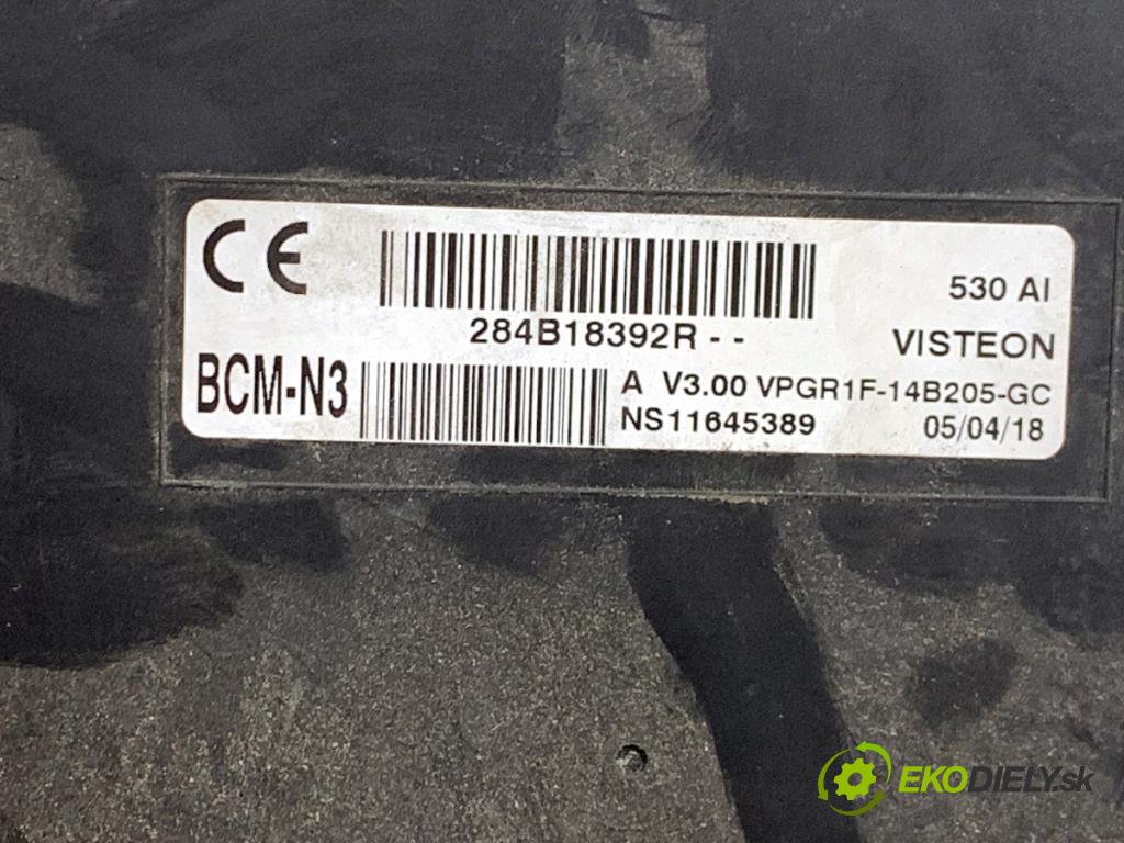 RENAULT MASTER III Platforma / podwozie 2018 125 kW 2.3 dCi 170 FWD (EV0L, HV0L, UV0L) 2298 Modul BCM 284B18392R (Riadiaca jednotka ostatné)