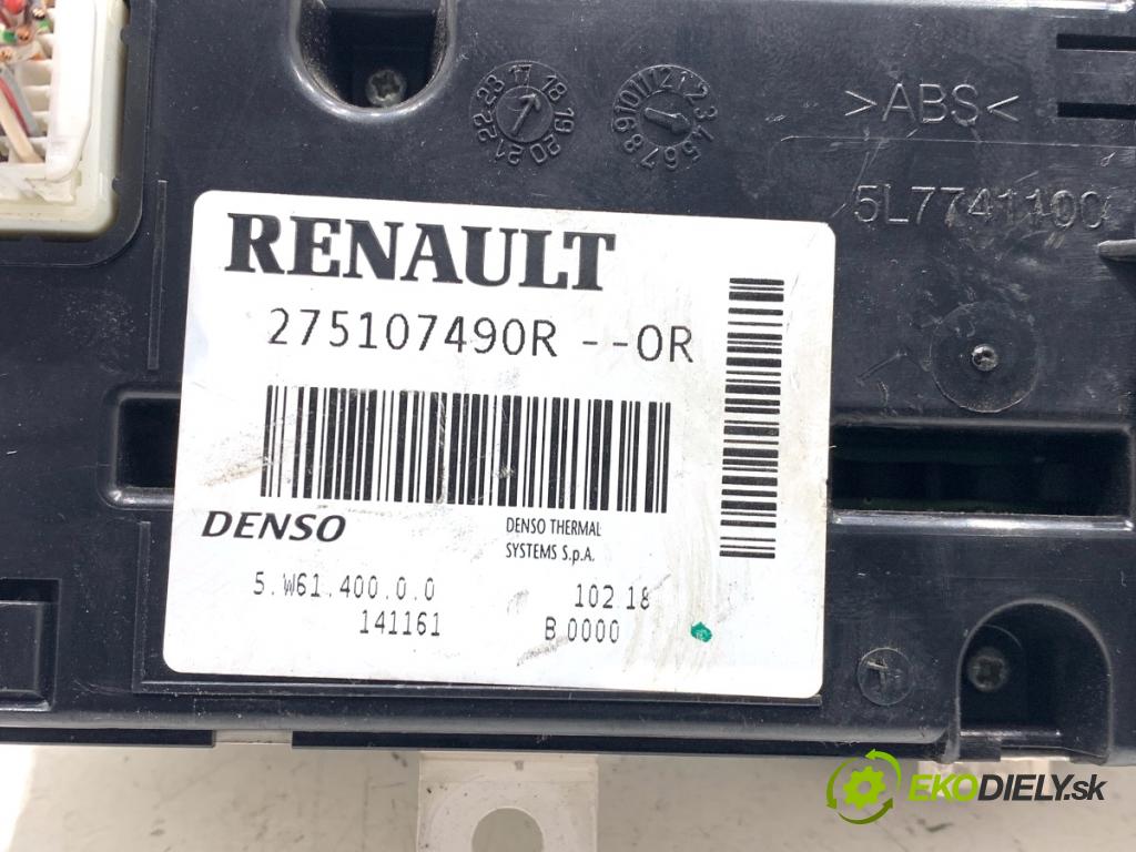 RENAULT MASTER III Platforma / podwozie 2018 125 kW 2.3 dCi 170 FWD (EV0L, HV0L, UV0L) 2298 Panel ovládaní topení 275107490R (Páčky pod volantem)
