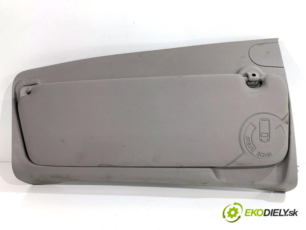 RENAULT MASTER III Platforma / podwozie 2018 125 kW 2.3 dCi 170 FWD (EV0L, HV0L, UV0L) 2298 clona sluneční pravý 969D65723R