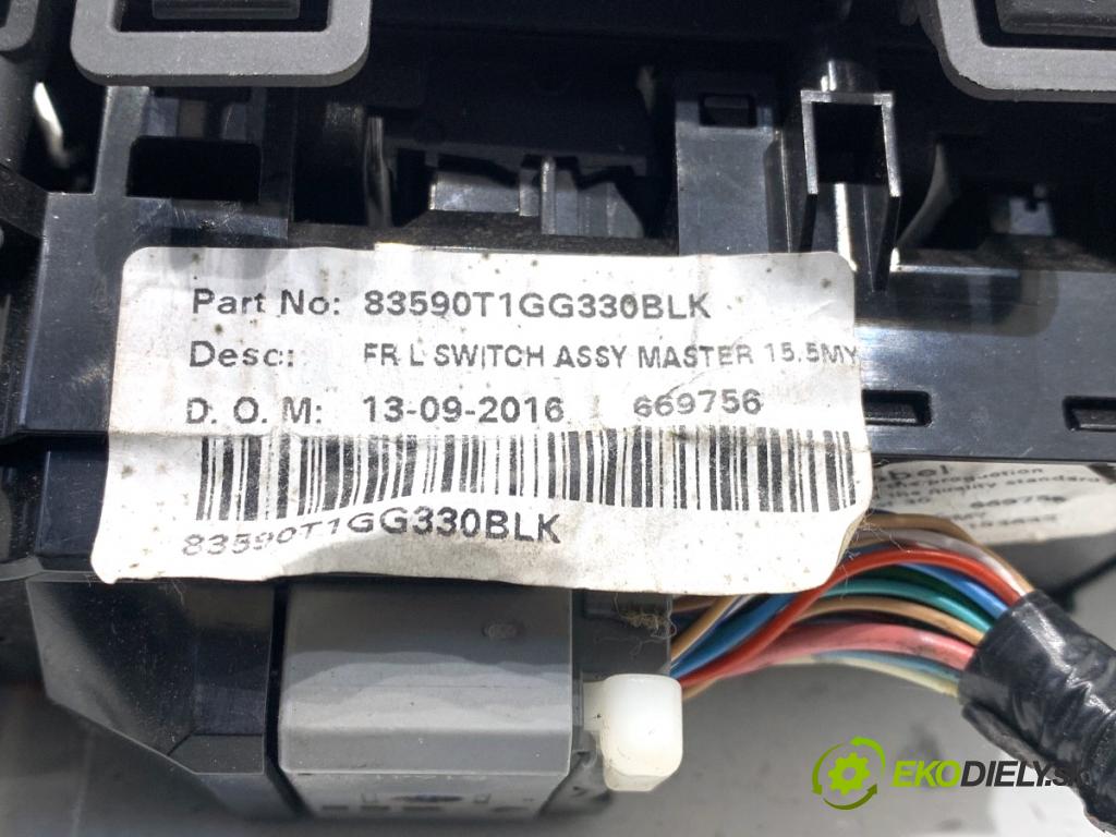 HONDA CR-V IV SUV 2016 118 kW 1.6 i-DTEC 4WD (RE6) 1597 přepínač oken 35750-T1G-G42 (Páčky pod volantem)