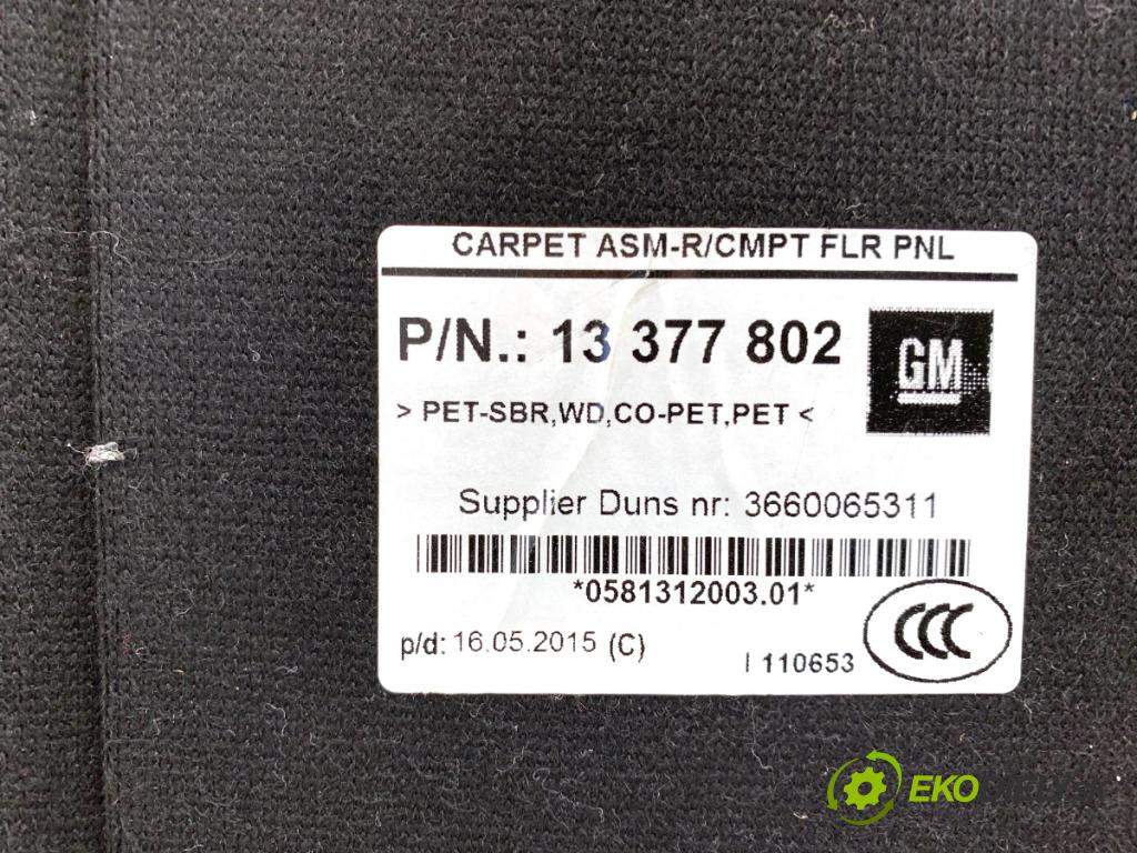 OPEL ZAFIRA C nadwozie wielkoprzestrzenne (MPV) 2014 100 kW 1.6 CDTI (75) 1598 KRYTINA: kufra 13366364 13377802