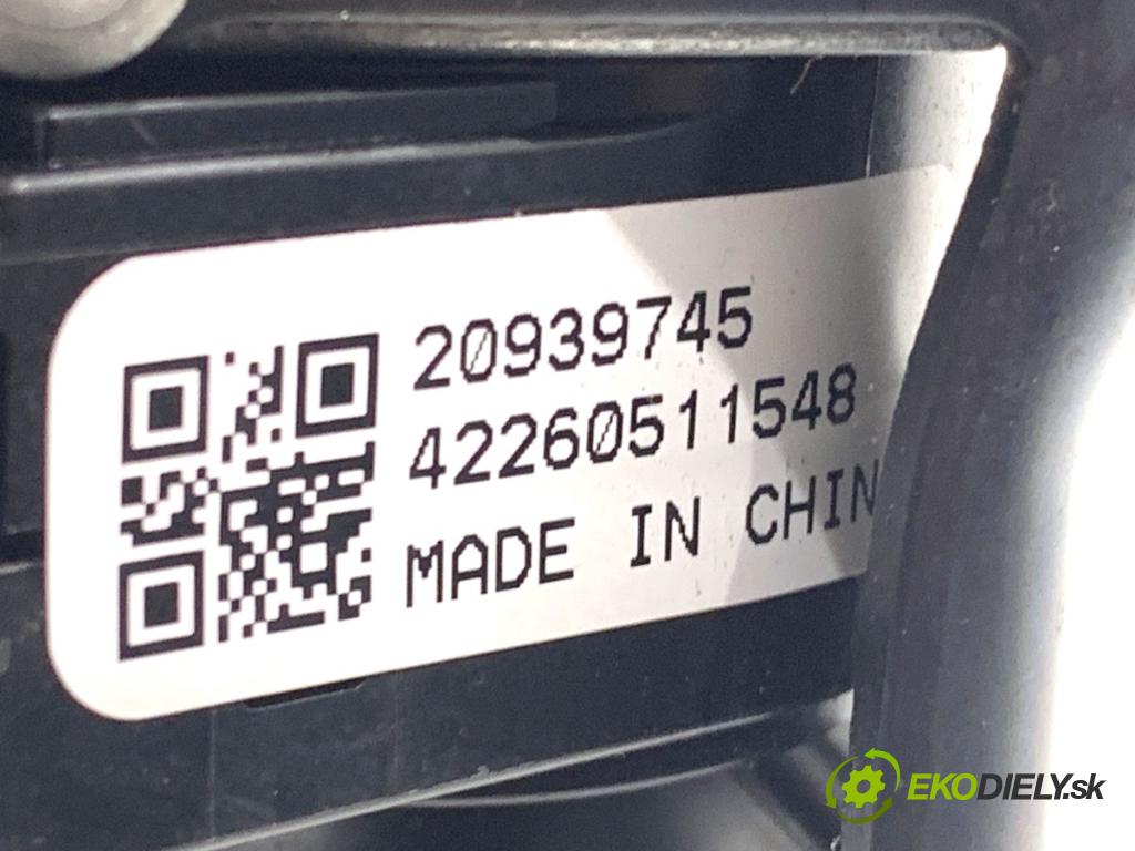 OPEL ZAFIRA C nadwozie wielkoprzestrzenne (MPV) 2014 100 kW 1.6 CDTI (75) 1598 spinačka 13383062 (Spínacia skrinka)