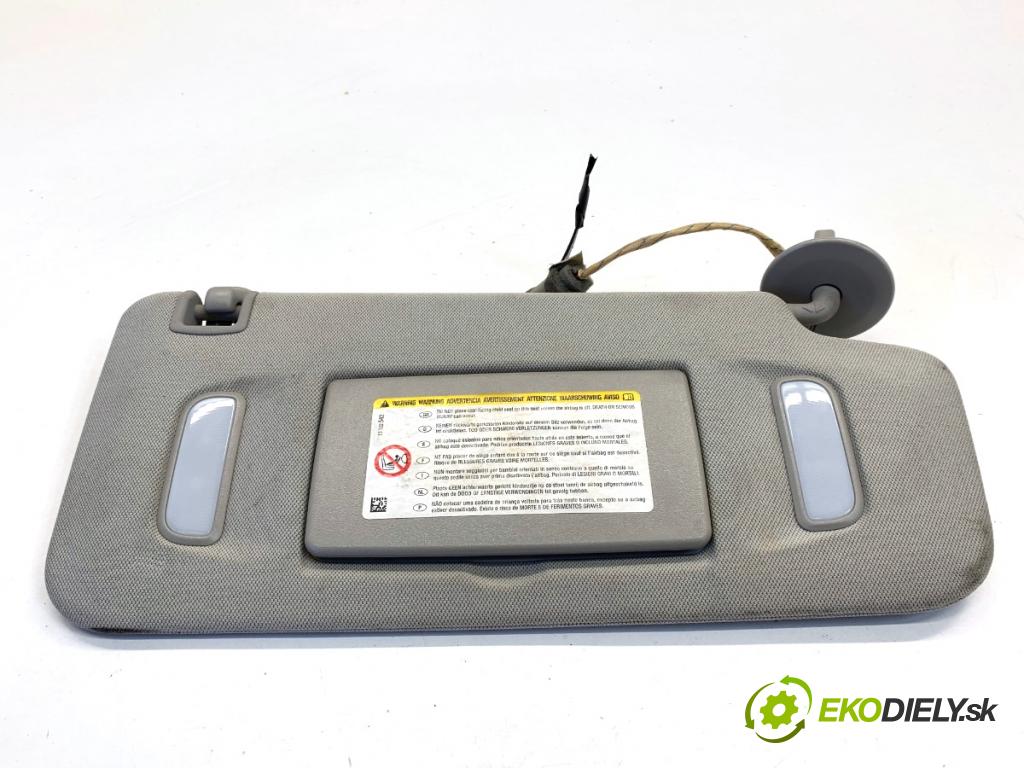 OPEL ZAFIRA C nadwozie wielkoprzestrzenne (MPV) 2014 100 kW 1.6 CDTI (75) 1598 clona sluneční pravý 