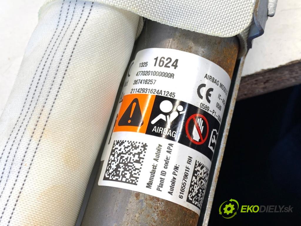 OPEL ZAFIRA C nadwozie wielkoprzestrzenne (MPV) 2014 100 kW 1.6 CDTI (75) 1598 stropní pravý 13251624