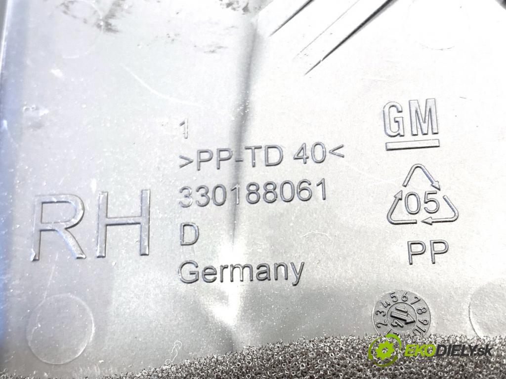 OPEL ZAFIRA C nadwozie wielkoprzestrzenne (MPV) 2014 100 kW 1.6 CDTI (75) 1598 Mriežky kúrenia predný