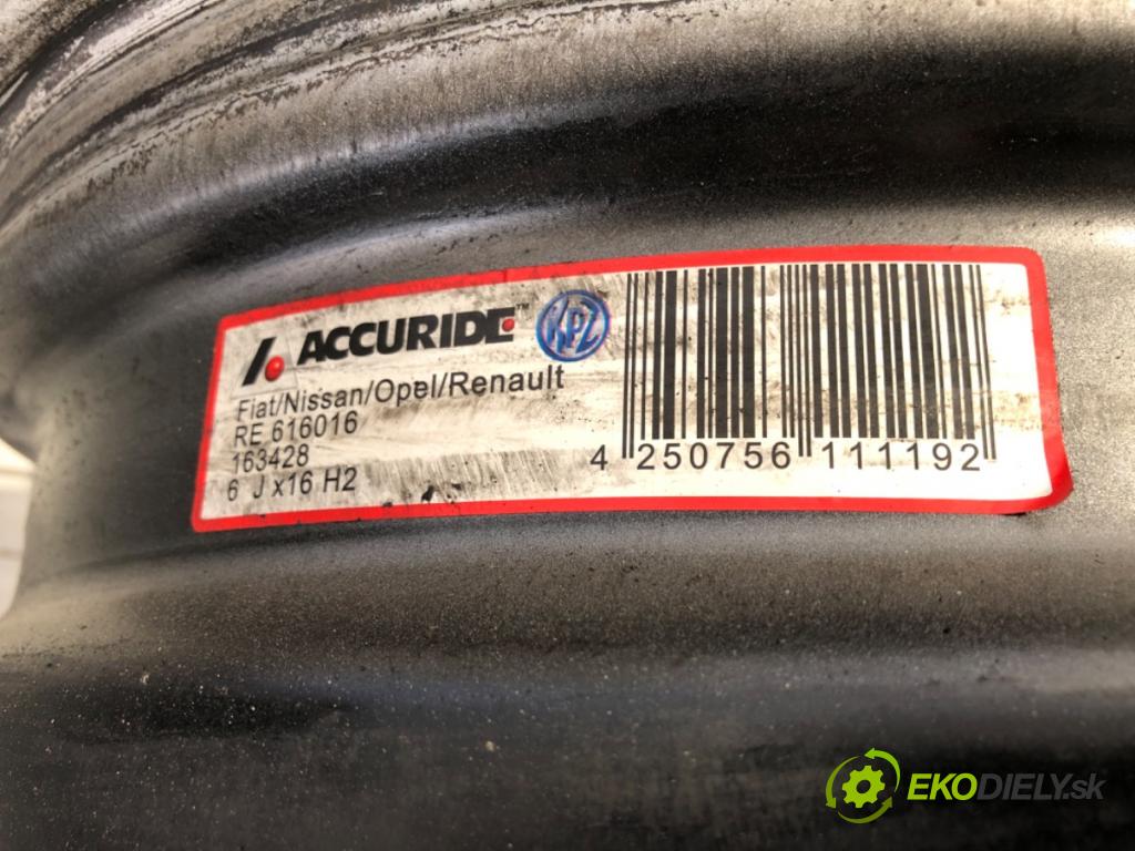 OPEL VIVARO A --- --- --- --- disk plechový 16 6J 5X130