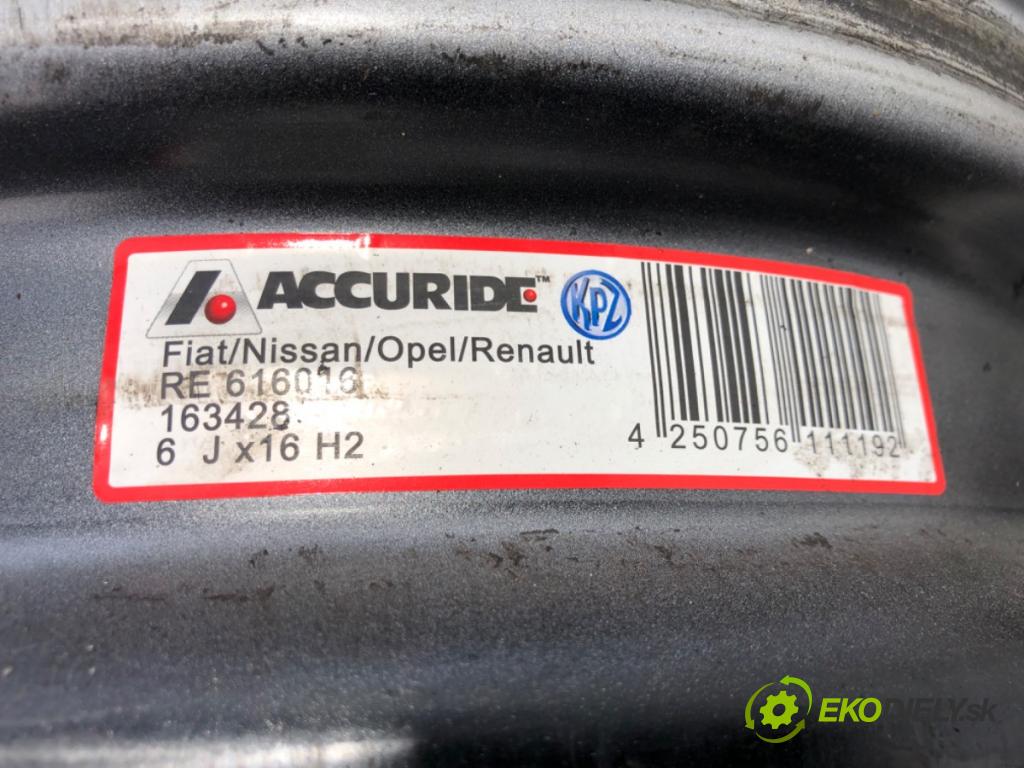 OPEL VIVARO A ---  --- --- --- disk plechový 16 6J 5X130