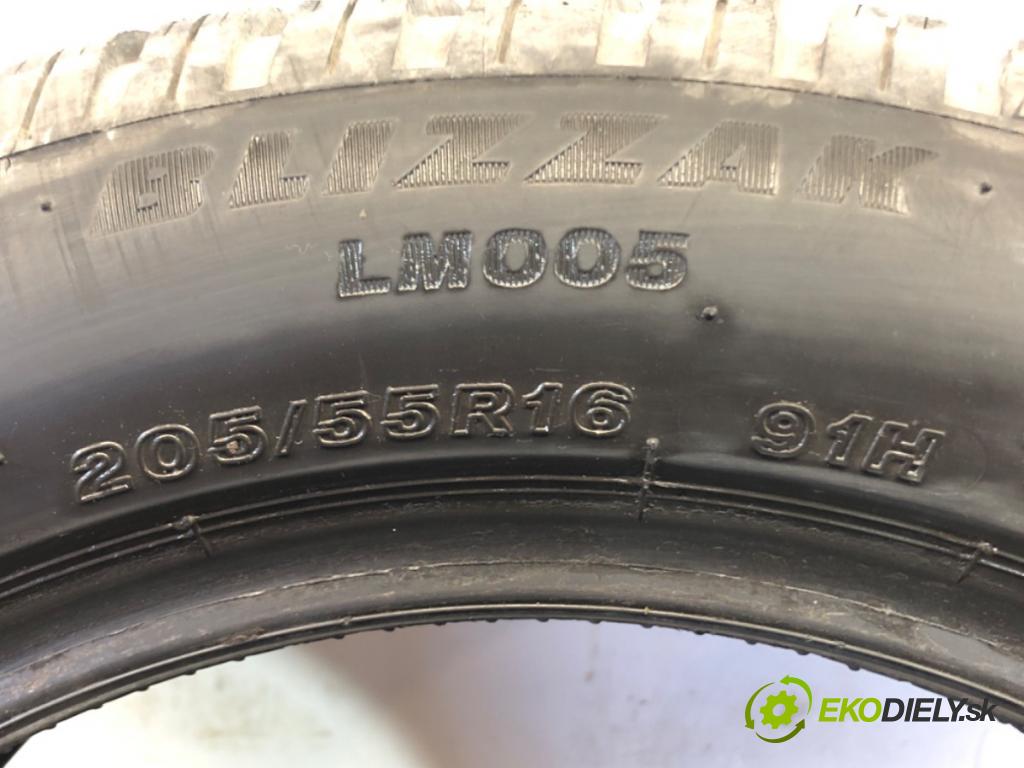 --- ---      PNEUMATIKY: zima 2X 205/55 16" BRIDGESTONE