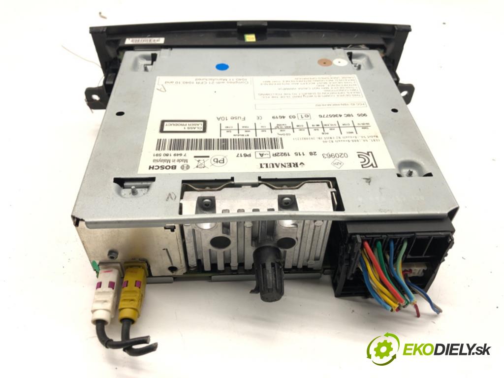 RENAULT KOLEOS I SUV 2012 110 kW 2.0 dCi (HY0K) 1995 RADIO 281151922R (Audio zariadenie)