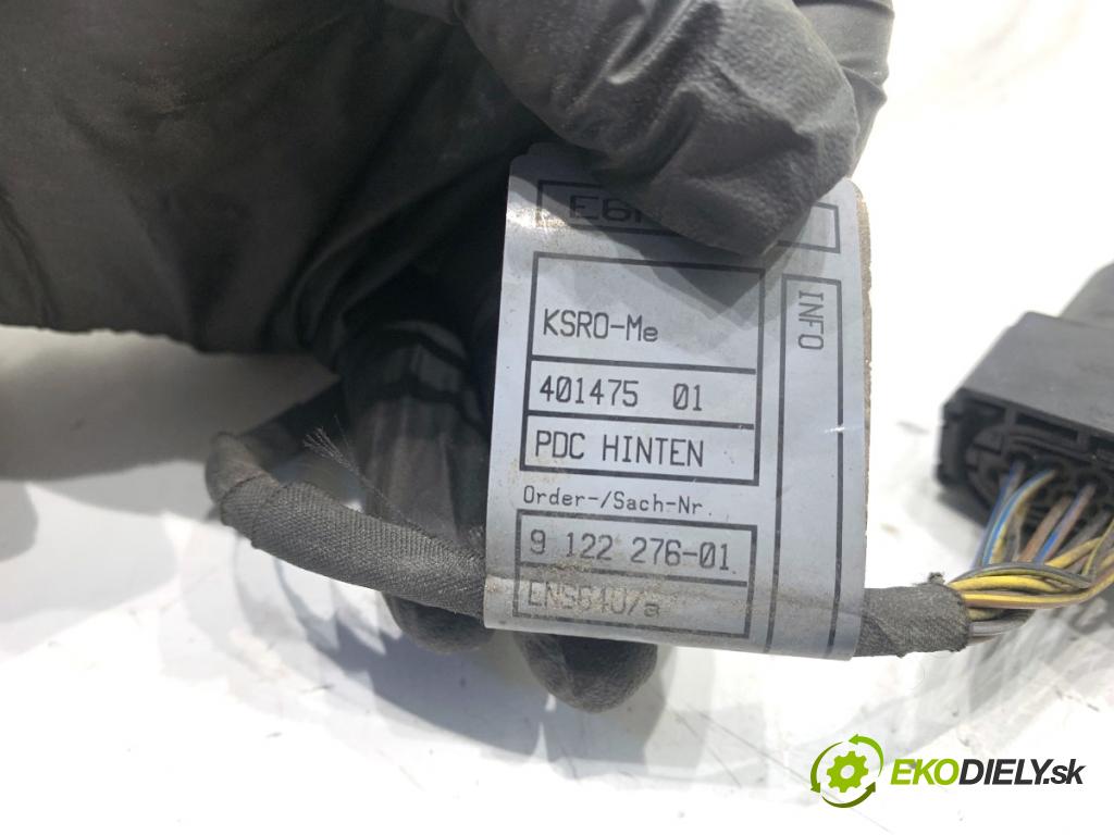 BMW E60 sedan 2007 173 kW 530 d 2993 káblovačka PDC zadní část 9122276