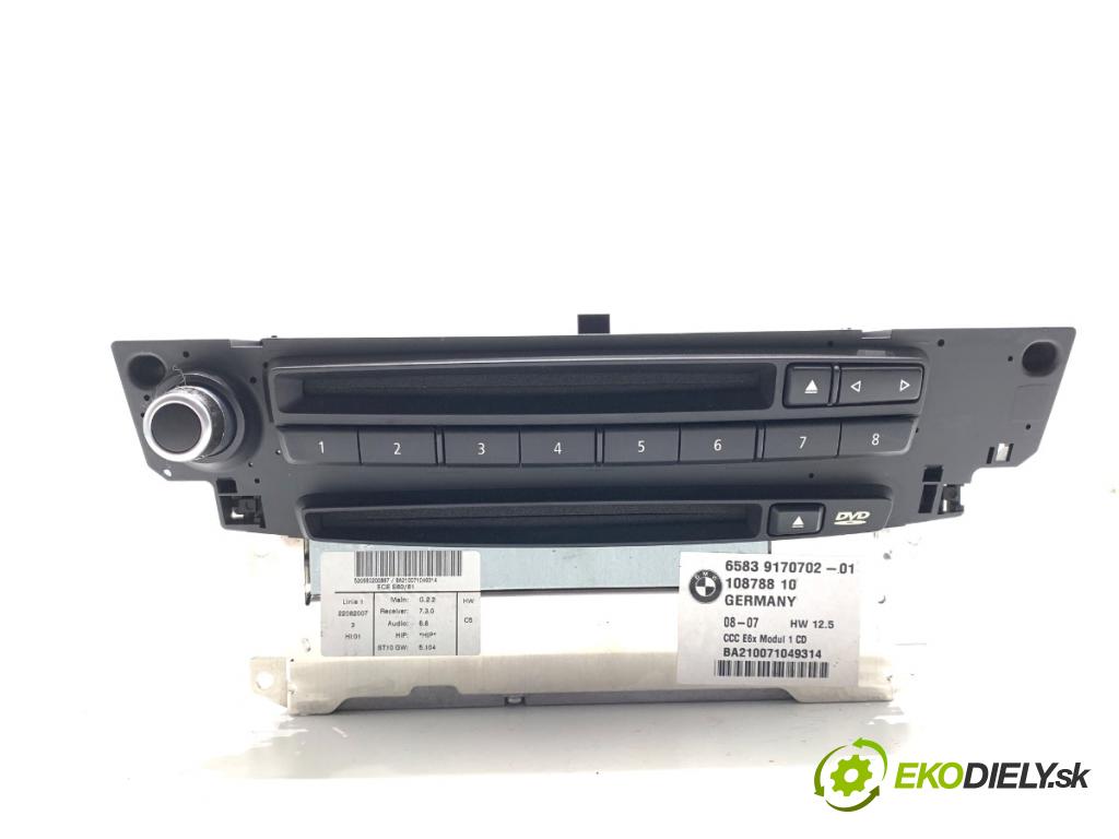 BMW E60 sedan 2007 173 kW 530 d 2993 RADIO 9170702 (Audio zariadenie)