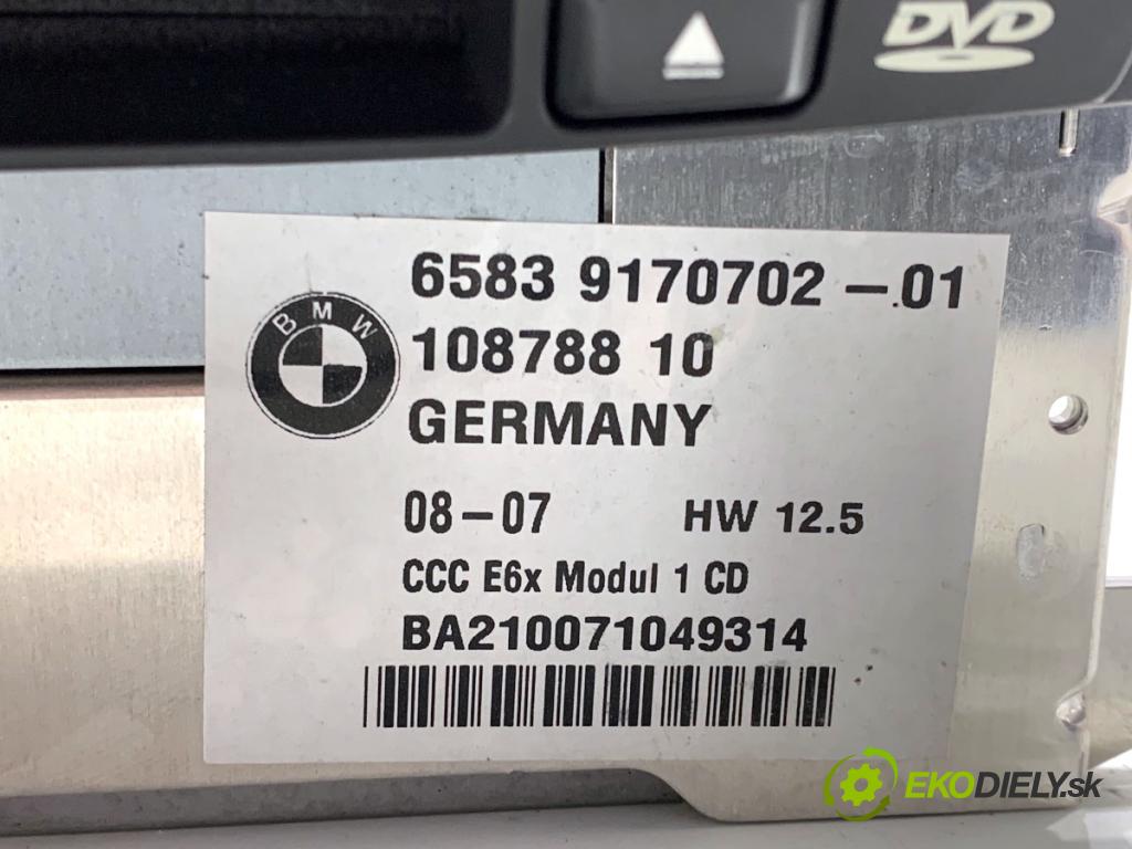 BMW E60 sedan 2007 173 kW 530 d 2993 RADIO 9170702 (Audio zariadenie)