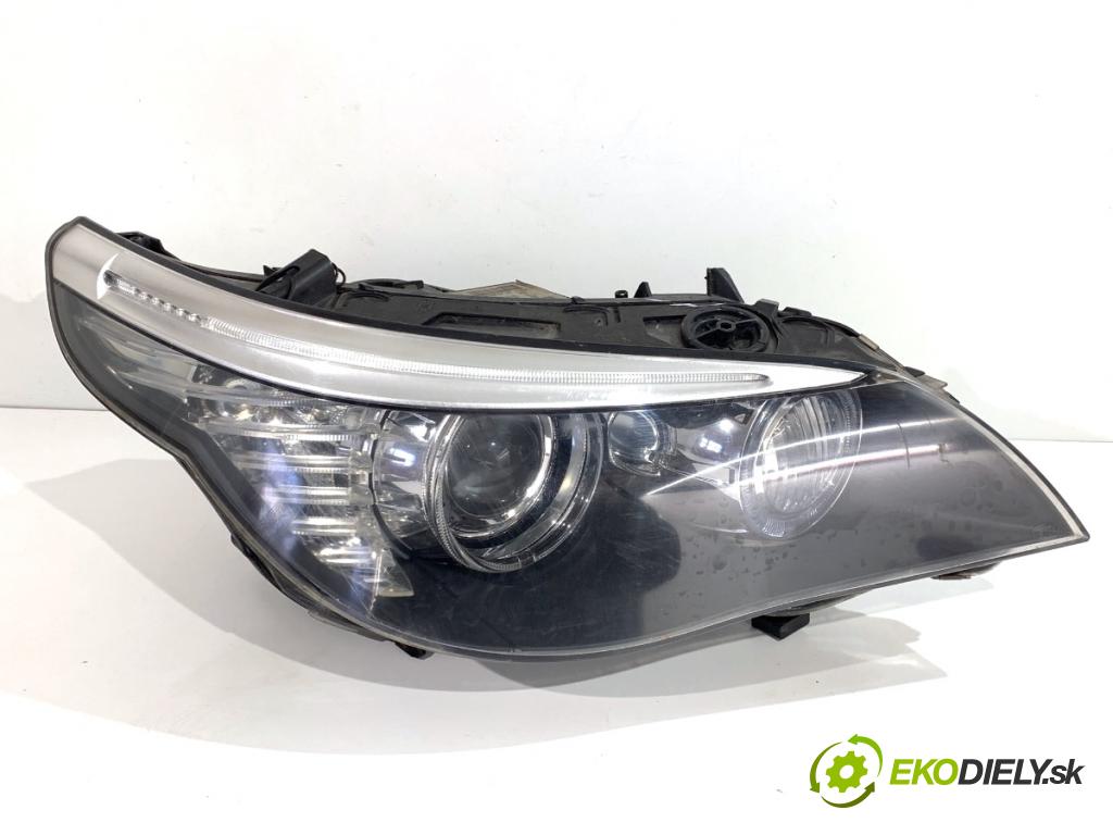 BMW E60 sedan 2007 173 kW 530 d 2993 Svetlomet pravy predný XENON 7044672