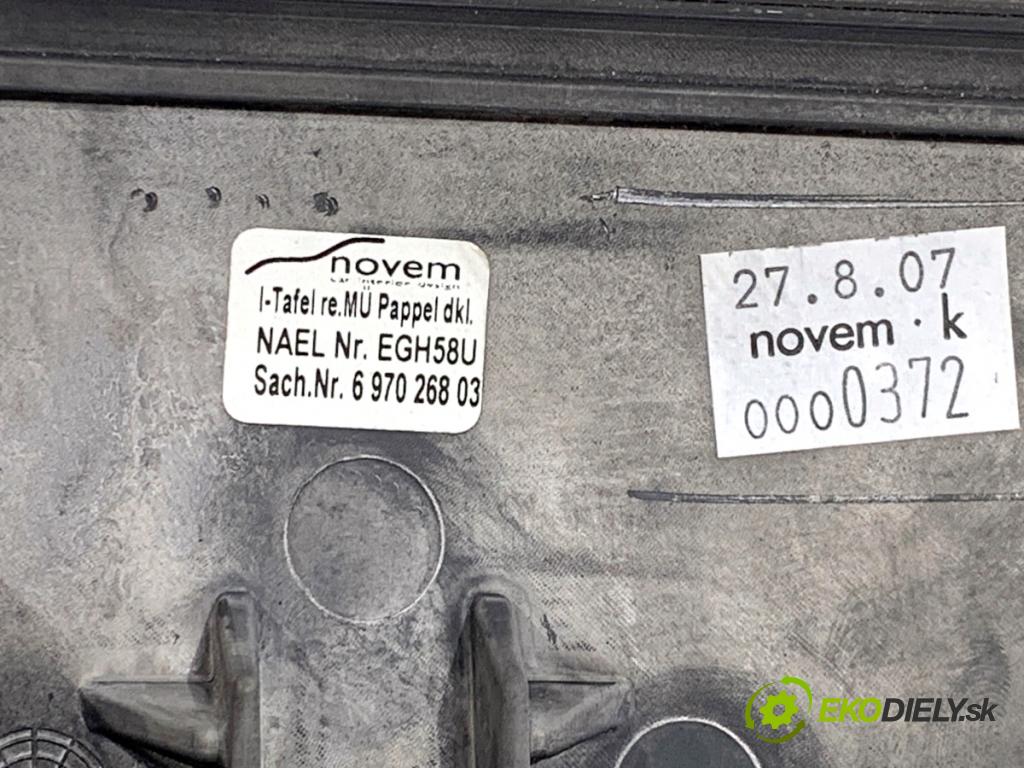 BMW E60 sedan 2007 173 kW 530 d 2993 lišty kryt 6970268 6970267 (Lišta)