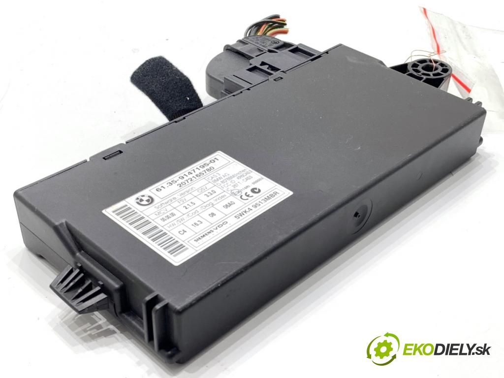 BMW E60 sedan 2007 173 kW 530 d 2993 modul řídící jednotka CAS 9147195