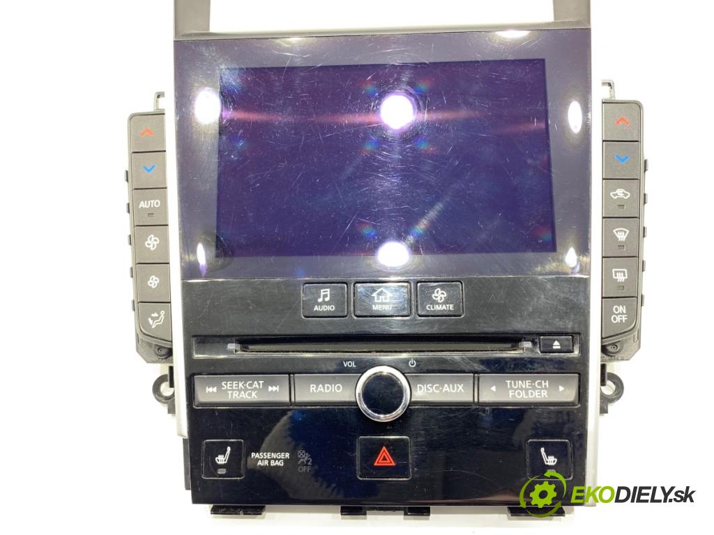 INFINITI Q50 sedan 2014 268 kW 50 Hybrid AWD 3498 Panel ovládania kúrenia 253914HB0B (Prepínacie páčky pod volantom)