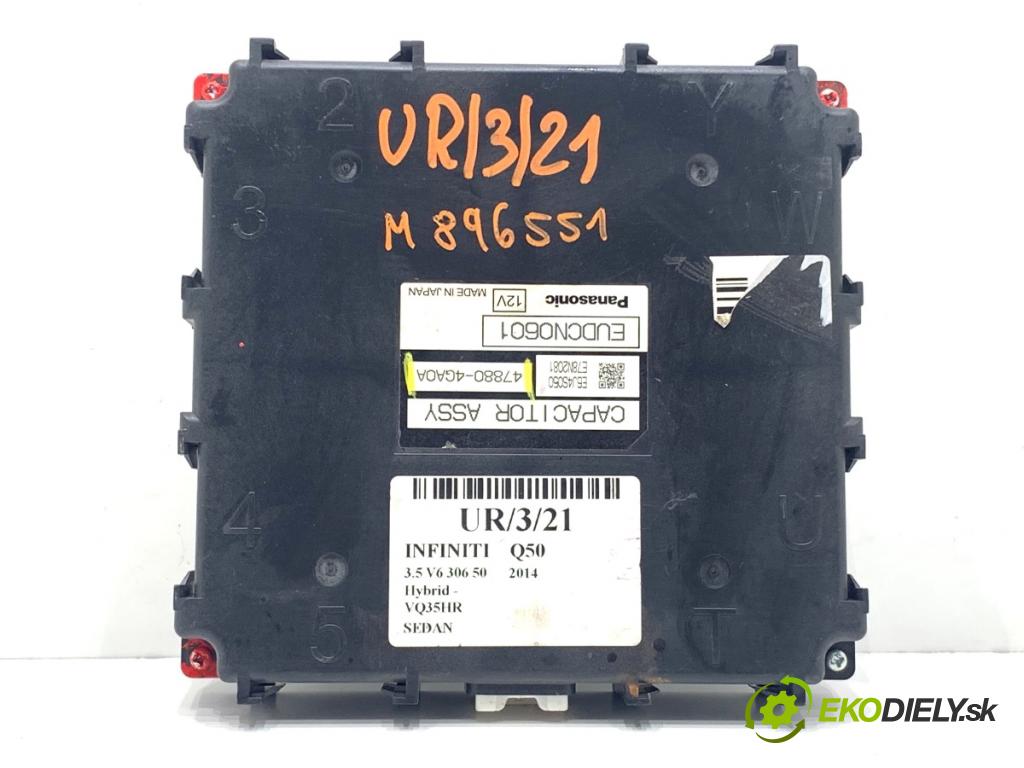 INFINITI Q50 sedan 2014 268 kW 50 Hybrid AWD 3498 modul NAPĚTÍ: 47880-4GA0A