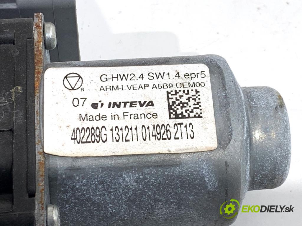 CITROEN DS5 liftback 2012 120 kW 2.0 HDi 165 1997 Mechanizmus okna ľavy zad