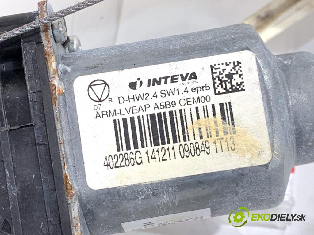 CITROEN DS5 liftback 2012 120 kW 2.0 HDi 165 1997 mechanismus okna pravý přední část