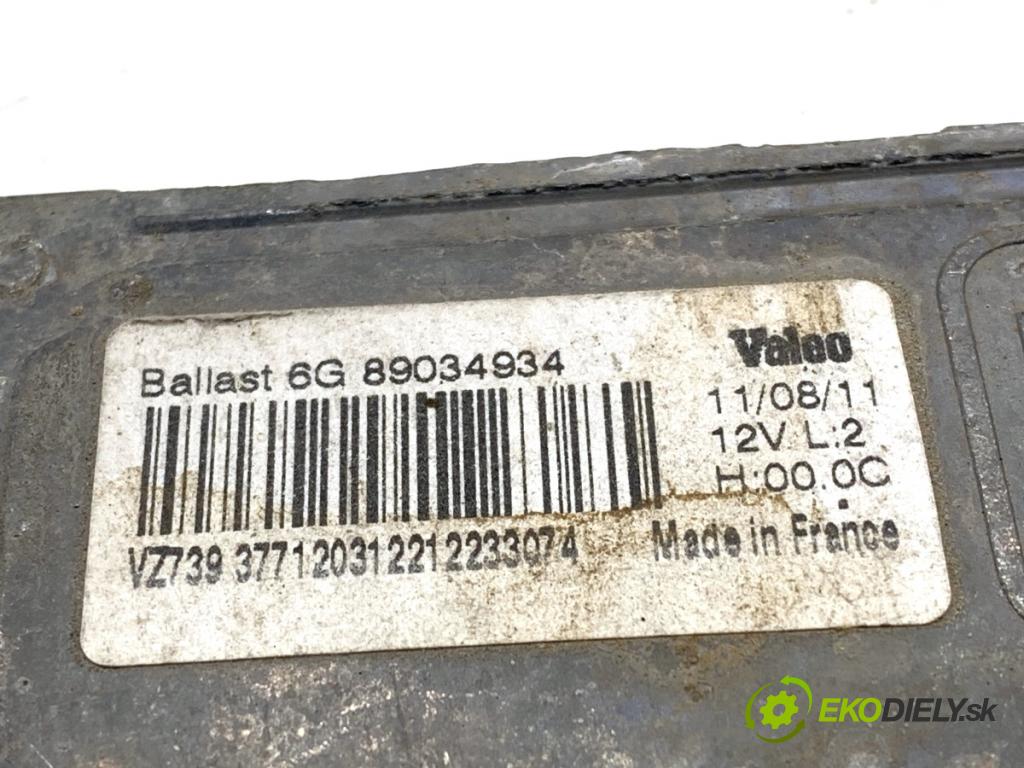 CITROEN DS5 liftback 2012 120 kW 2.0 HDi 165 1997 měnič XENON 89034934 (Řídící jednotka xenonu)