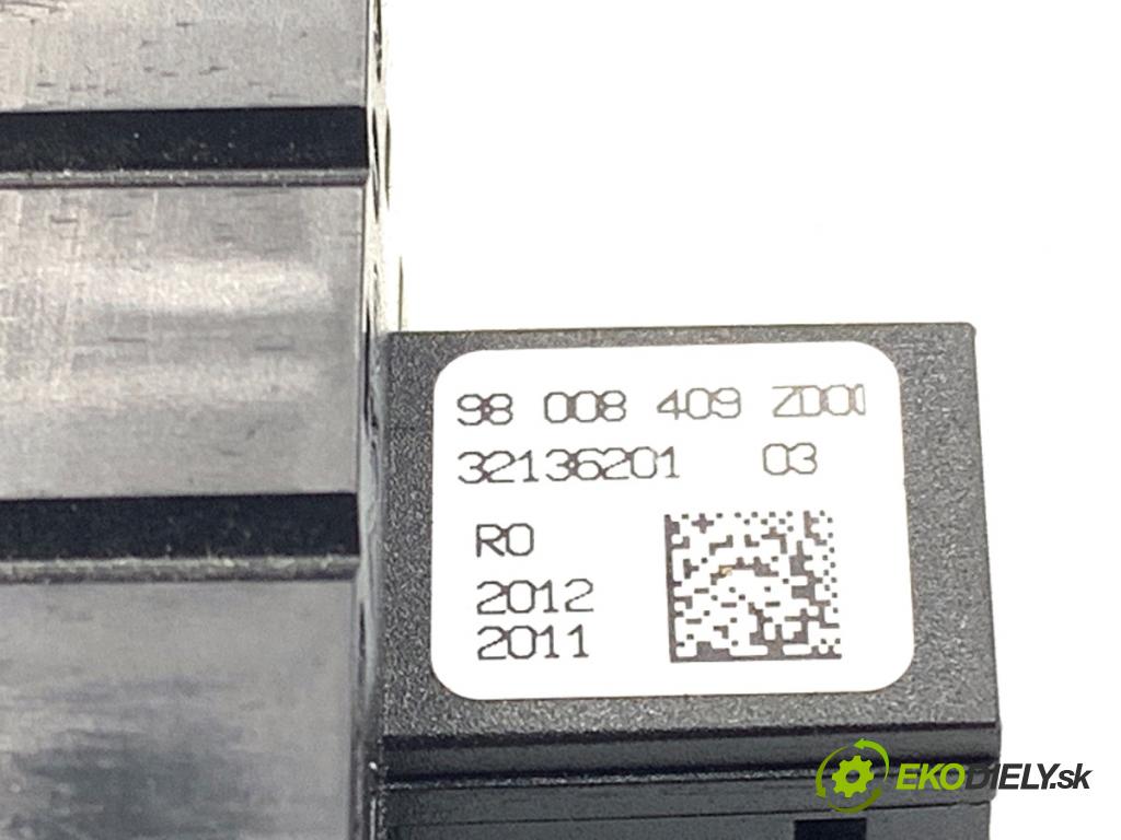 CITROEN DS5 liftback 2012 120 kW 2.0 HDi 165 1997 vypínač ZAPALOVANIE: START/STOP 98008409ZD