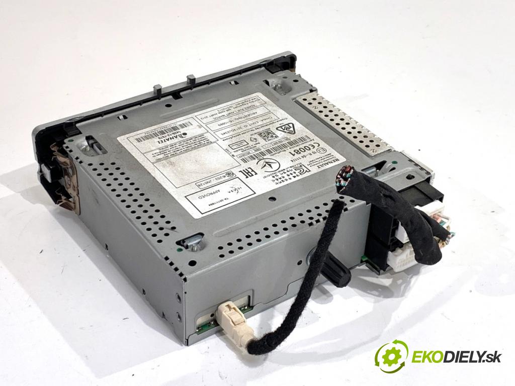 RENAULT MEGANE III liftback 2015 70 kW 1.5 dCi (BZ1G, BZ1W, BZ0R) 1461 RADIO 281153992R (Audio zařízení)