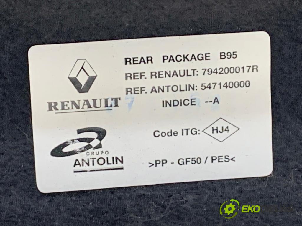 RENAULT MEGANE III liftback 2015 70 kW 1.5 dCi (BZ1G, BZ1W, BZ0R) 1461 Pláto zad 794200017R