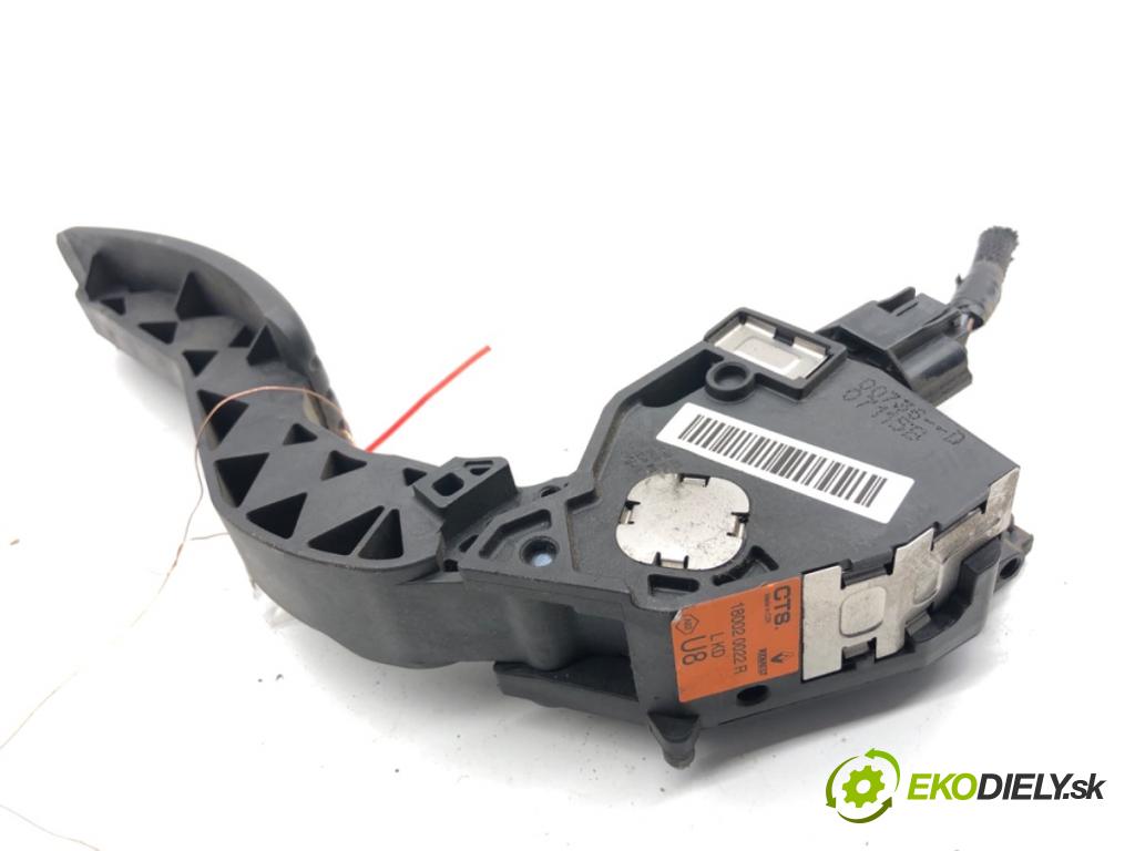 RENAULT MEGANE III liftback 2015 70 kW 1.5 dCi (BZ1G, BZ1W, BZ0R) 1461 potenciometr plynového pedálu 180020022R (Potenciometr plynového pedálu)