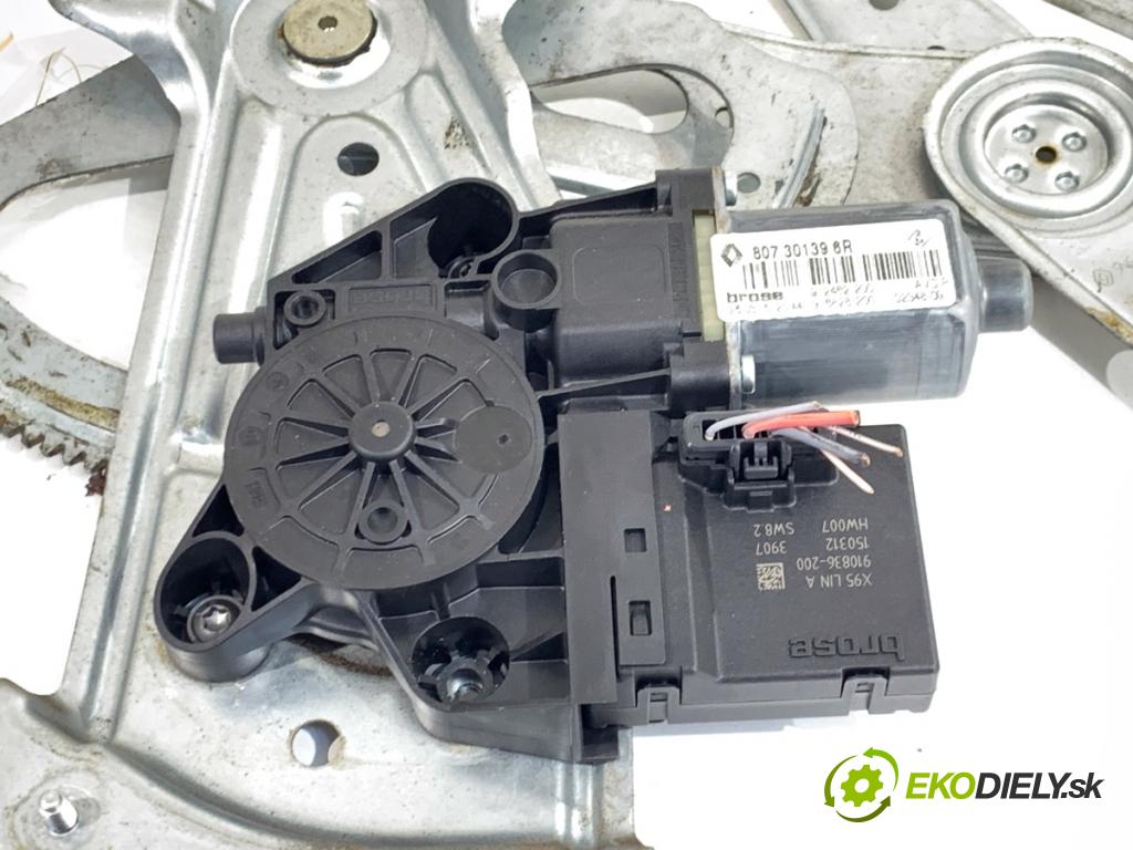 RENAULT MEGANE III liftback 2015 70 kW 1.5 dCi (BZ1G, BZ1W, BZ0R) 1461 Mechanizmus okna pravy predný 807301396R