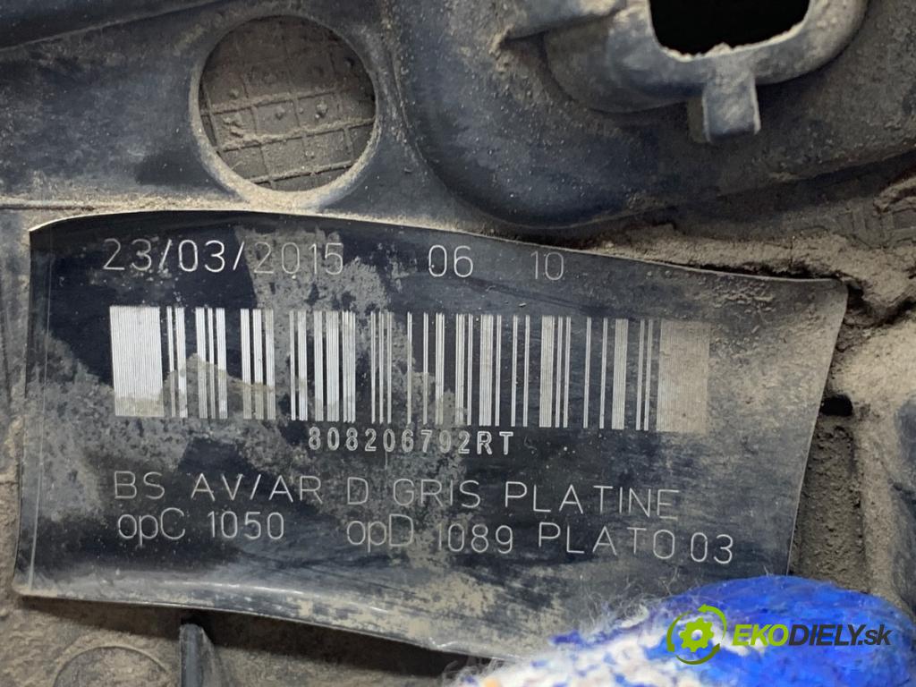 RENAULT MEGANE III liftback 2015 70 kW 1.5 dCi (BZ1G, BZ1W, BZ0R) 1461 lišta dveře pravý zadní část 828767927R