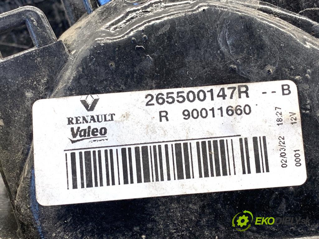 RENAULT MEGANE III liftback 2015 70 kW 1.5 dCi (BZ1G, BZ1W, BZ0R) 1461 světlo zadní část pravá vnitřní 265500147R (Klika dveří ostatní)