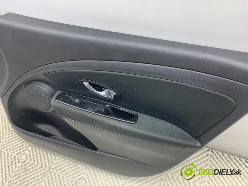 RENAULT MEGANE III liftback 2015 70 kW 1.5 dCi (BZ1G, BZ1W, BZ0R) 1461 čalúnenie Dvere pravy predný