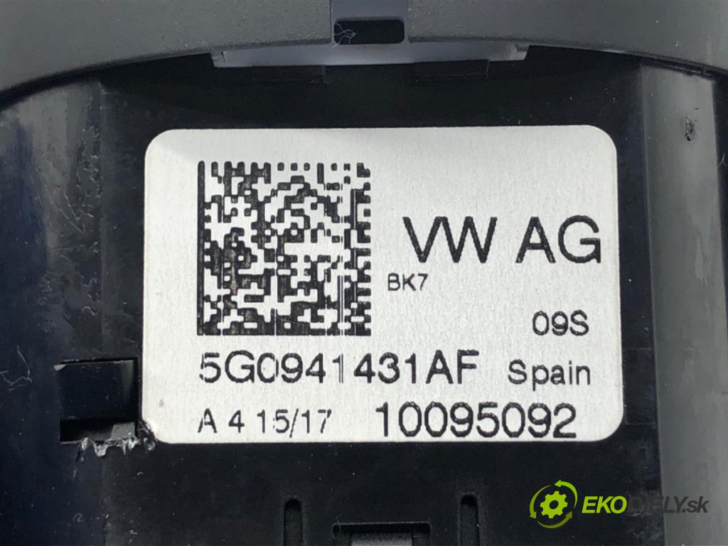 SEAT LEON III liftback 2017 132 kW 1.8 TSI 1798 spínač světel 5G0941431AF