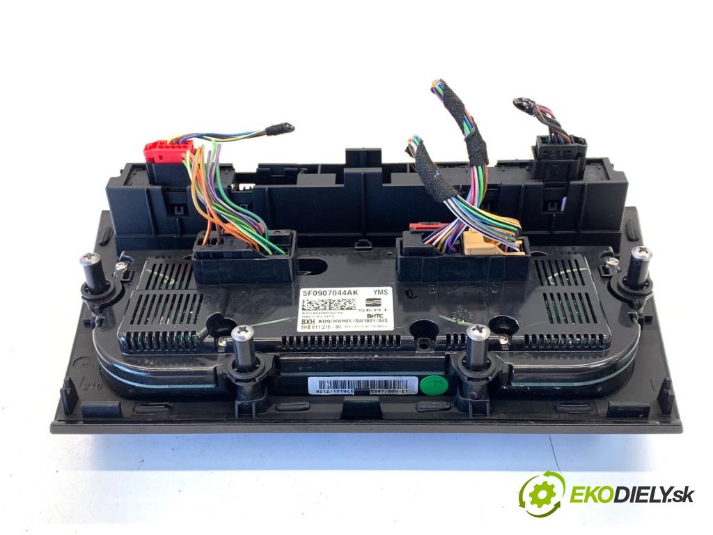 SEAT LEON III liftback 2017 132 kW 1.8 TSI 1798 Panel ovládania kúrenia 5F0907044AK (Prepínacie páčky pod volantom)