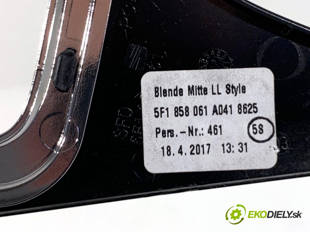 SEAT LEON III liftback 2017 132 kW 1.8 TSI 1798 lišty kryt 5F1820901D 5F1858061A (Lišta)
