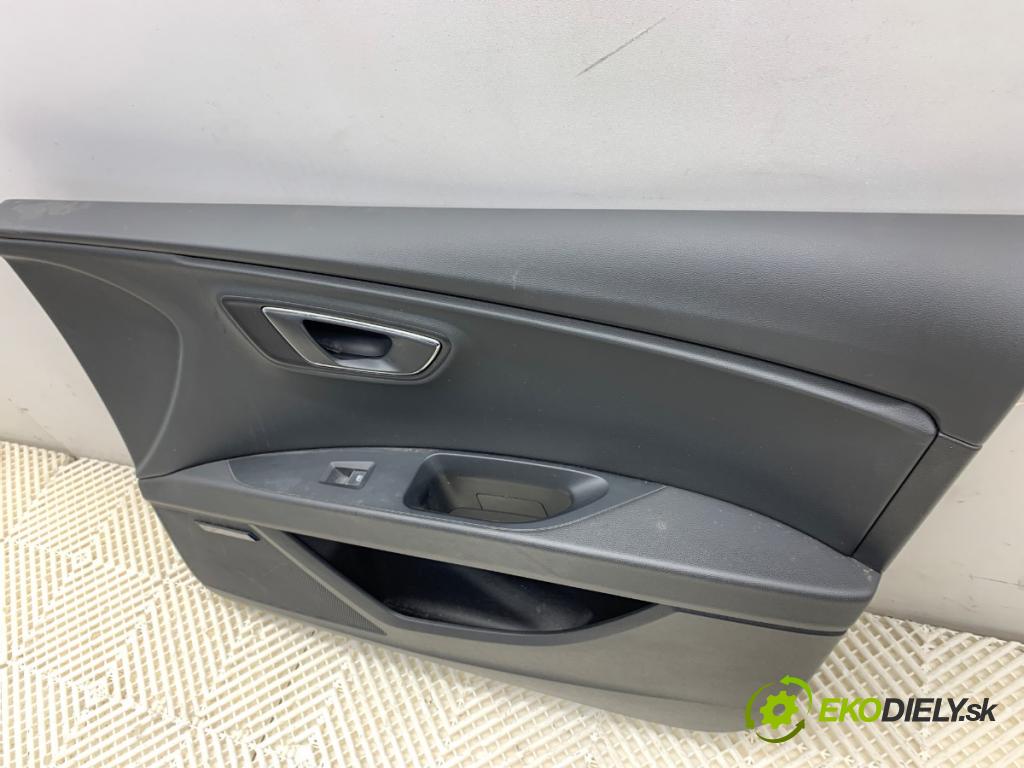 SEAT LEON III liftback 2017 132 kW 1.8 TSI 1798 čalúnenie Dvere pravy predný