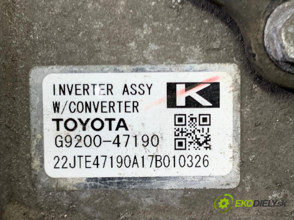 TOYOTA AURIS II liftback 2017 73 kW 1.8 Hybrid (ZWE186_) 1798 INVERTOR: INVERTOR: G9200-47190