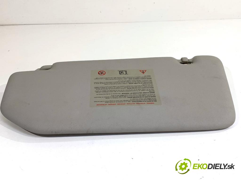 RENAULT GRAND SCENIC III nadwozie wielkoprzestrzenne (MPV) 2010 96 kW 1.4 16V (JZ0F) 1397 clona sluneční pravý 