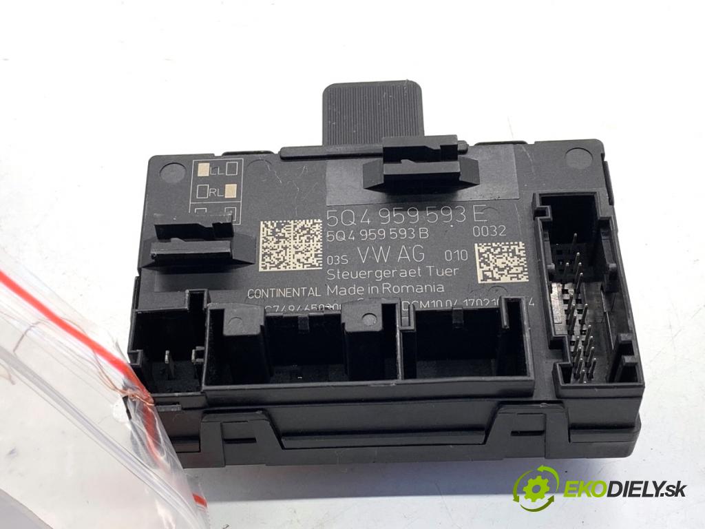 SEAT LEON III liftback 2017 132 kW 1.8 TSI 1798 modul dveře přední část levý 5Q4959593E