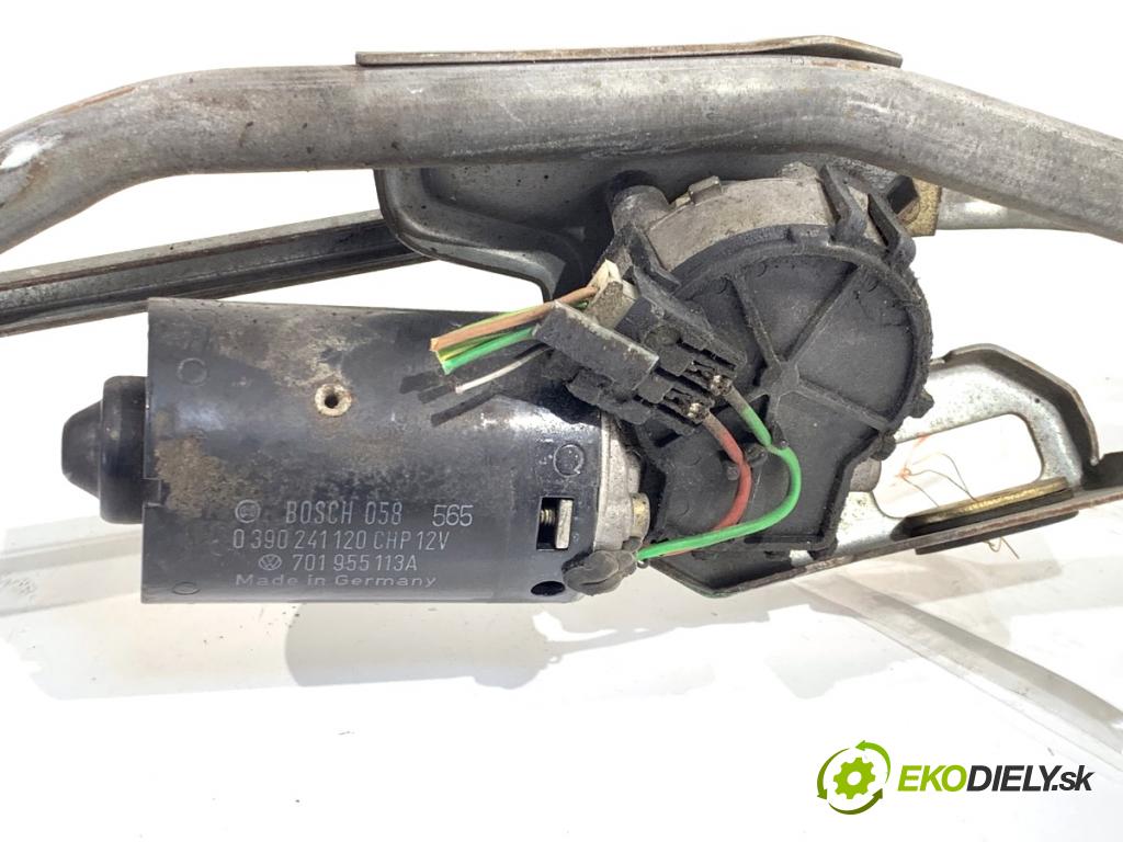 VW TRANSPORTER T4 Autobus 1995 45 kW 1.9 D 1896 mechanismus stěračů přední část 701955113A (Motorek stěračů přední)