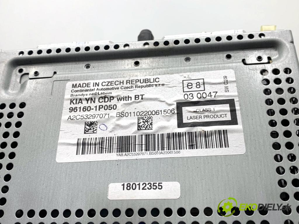 KIA VENGA liftback 2010 66 kW 1.4 CVVT 1396 RADIO 96160-1P050 (Audio zariadenie)