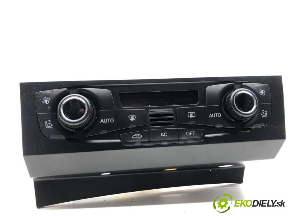 AUDI A4 B8 Kombi 2008 140 kW 2.7 TDI 2698 Panel ovládania kúrenia 8T1820043AB (Prepínacie páčky pod volantom)