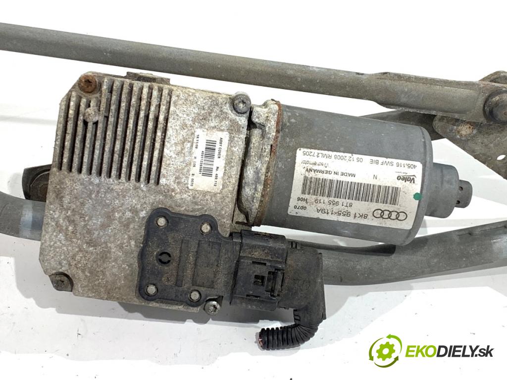 AUDI A4 B8 Kombi 2008 140 kW 2.7 TDI 2698 mechanismus stěračů přední část 8K1955119A (Motorek stěračů přední)