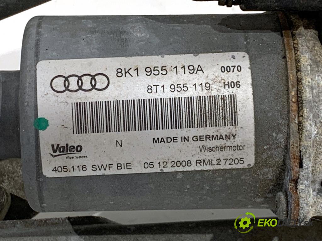 AUDI A4 B8 Kombi 2008 140 kW 2.7 TDI 2698 mechanismus stěračů přední část 8K1955119A (Motorek stěračů přední)
