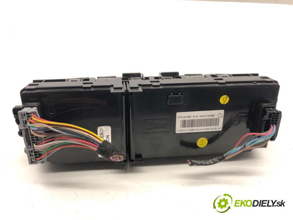 RENAULT GRAND SCENIC III nadwozie wielkoprzestrzenne (MPV) 2010 96 kW 1.4 16V (JZ0F) 1397 Panel ovládania kúrenia 275102769R (Prepínacie páčky pod volantom)